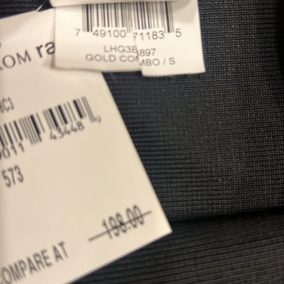 BCBG MAX AZRIA Silvie Gold Combo Bandage Skirt - Picture 7 of 9